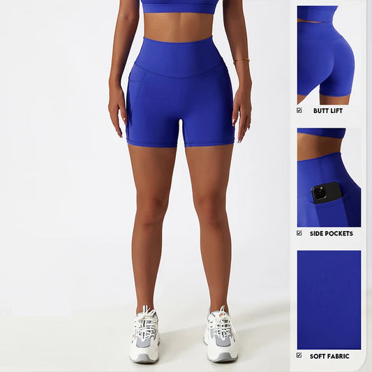 Short de Sport Taille Haute – Ultra-Confort & Effet Liftant