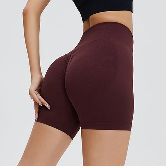 Short de Sport Taille Haute Seamless – Confort & Effet Push-Up