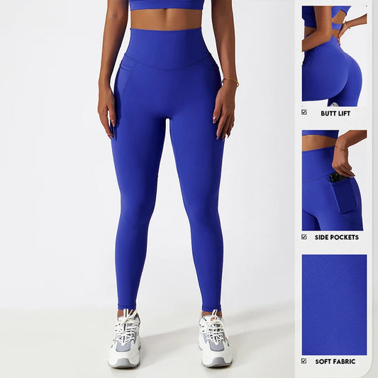 Legging de Sport Taille Haute – Confort, Maintien & Fonctionnalité